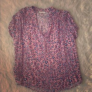 Pink Leopard top